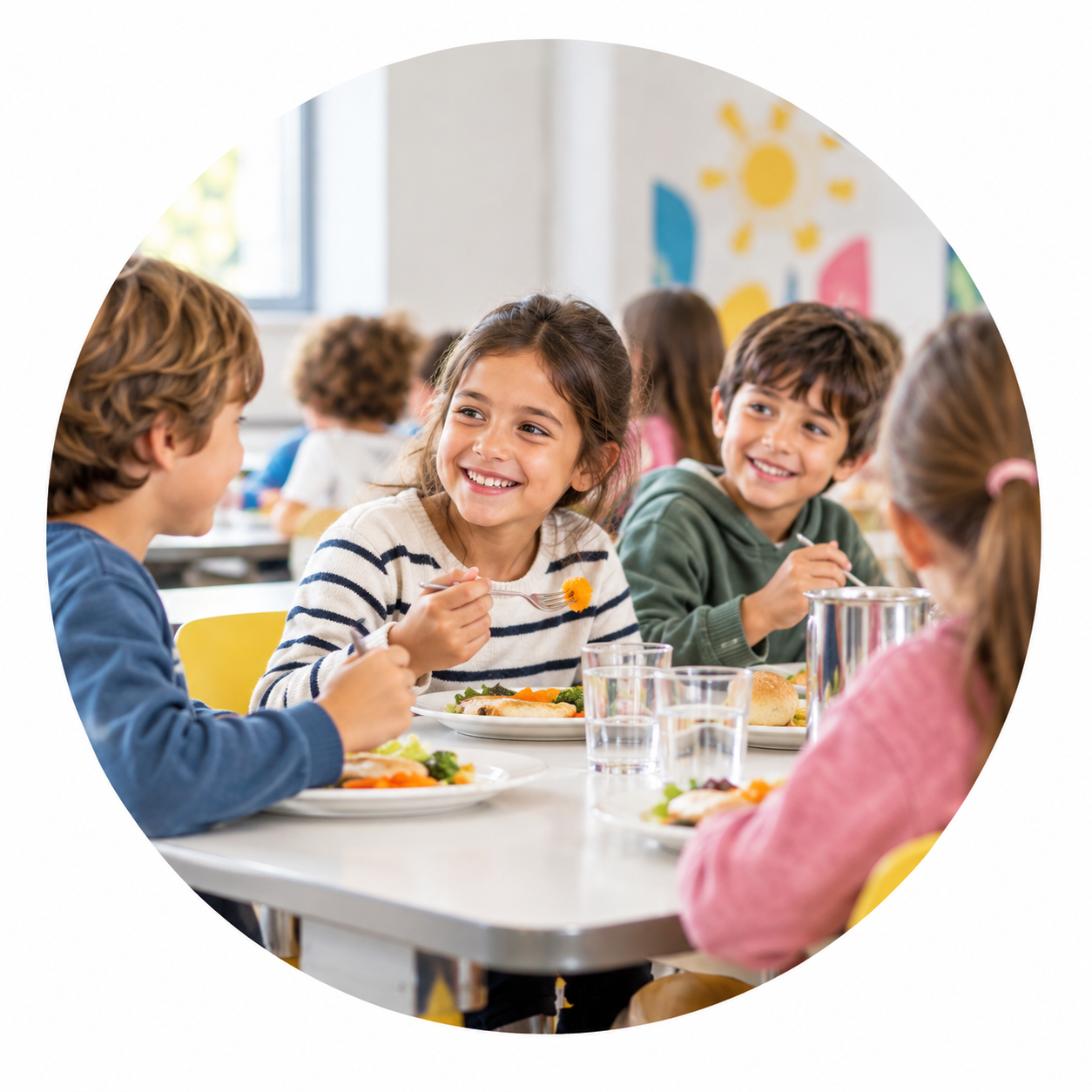Comedor circulo