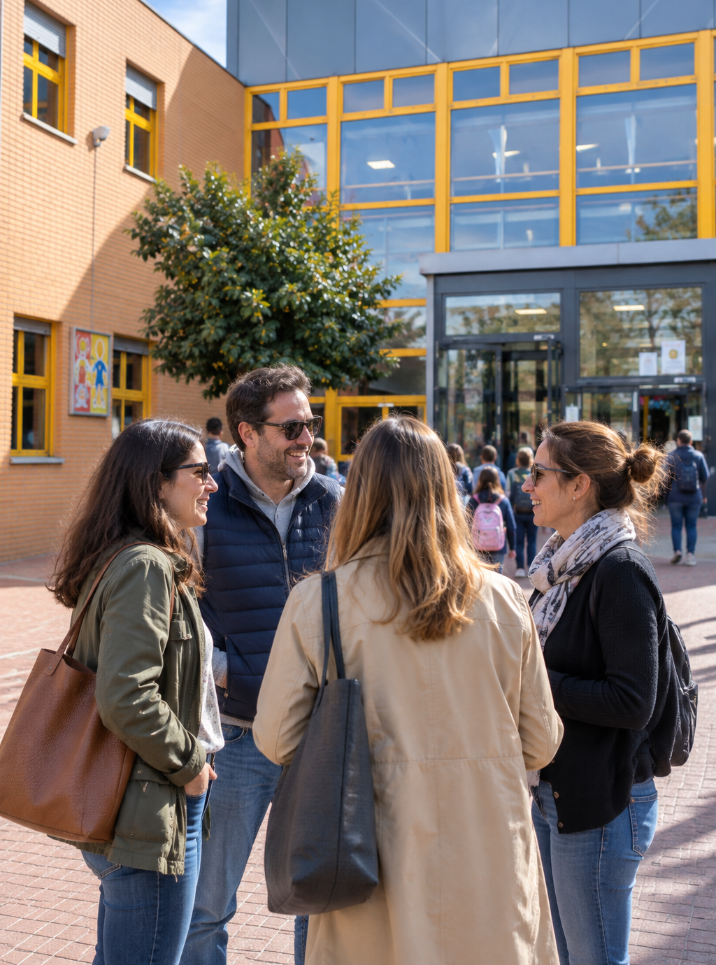familias en el colegio