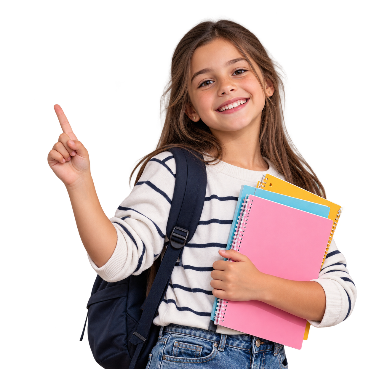 Niña primaria fondo png